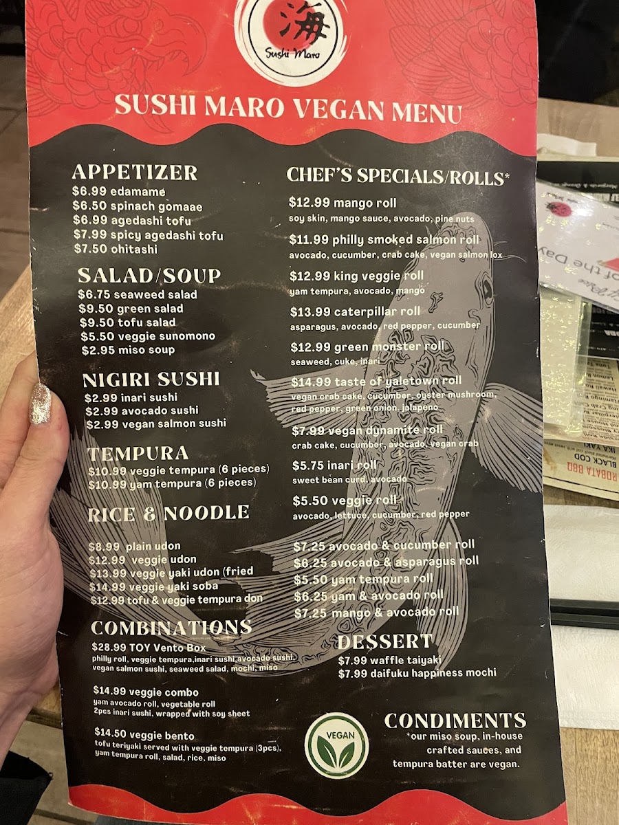 Sushi Maro Japanese Restaurant Menu - Image 3