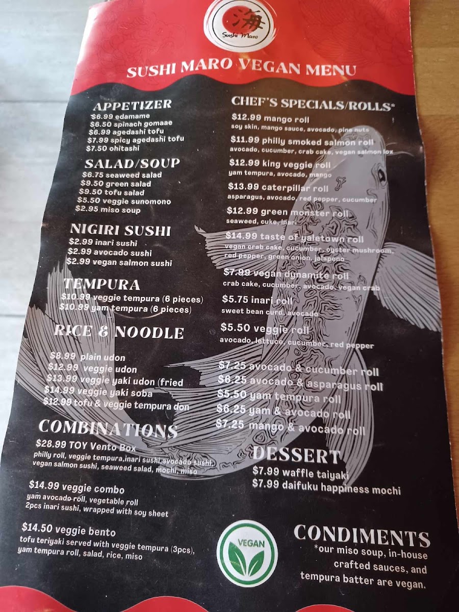 Sushi Maro Japanese Restaurant Menu - Image 5